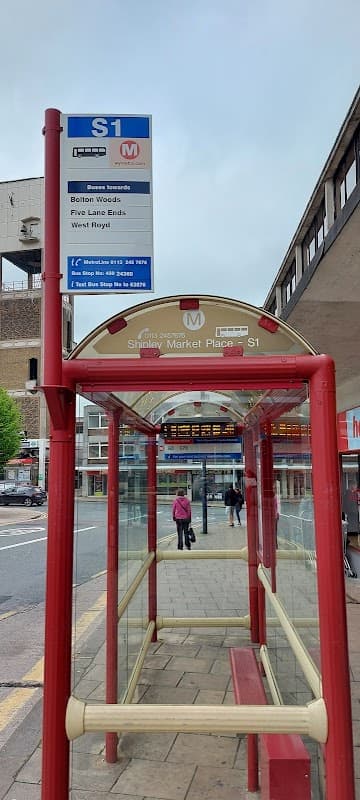 Bus Stop at Market Square (stop S1) - Bus Stops in shipley