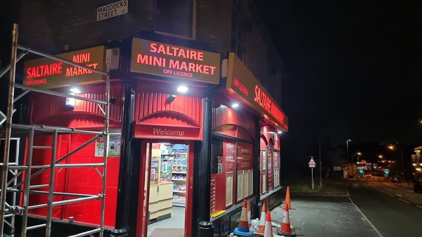 Saltaire mini market, off licence - Grocers in shipley
