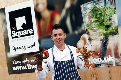 Dining at The Square Bar & Restaurant in harrogate