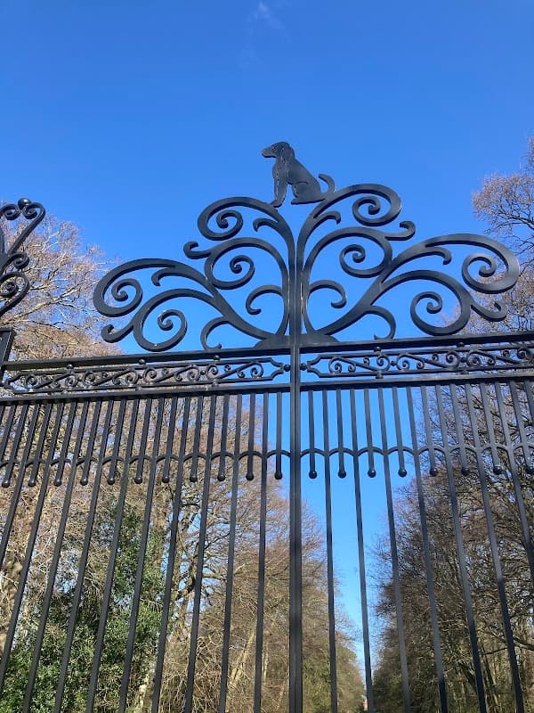 Acklam Hall ornate formal gates - Historic Site in thornaby