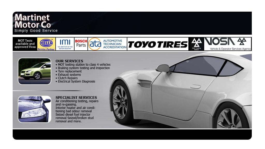 Martinet Motor Company - Garages in thornaby