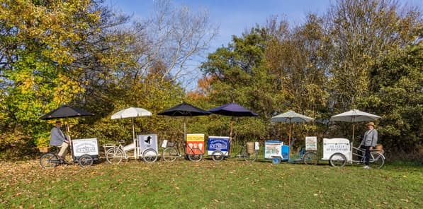 A Taste of Italy Ice Cream Tricycle Hire - Caterers in wakefield