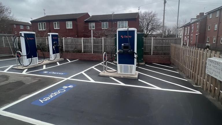 Osprey Charging Station - EV Charging in wakefield