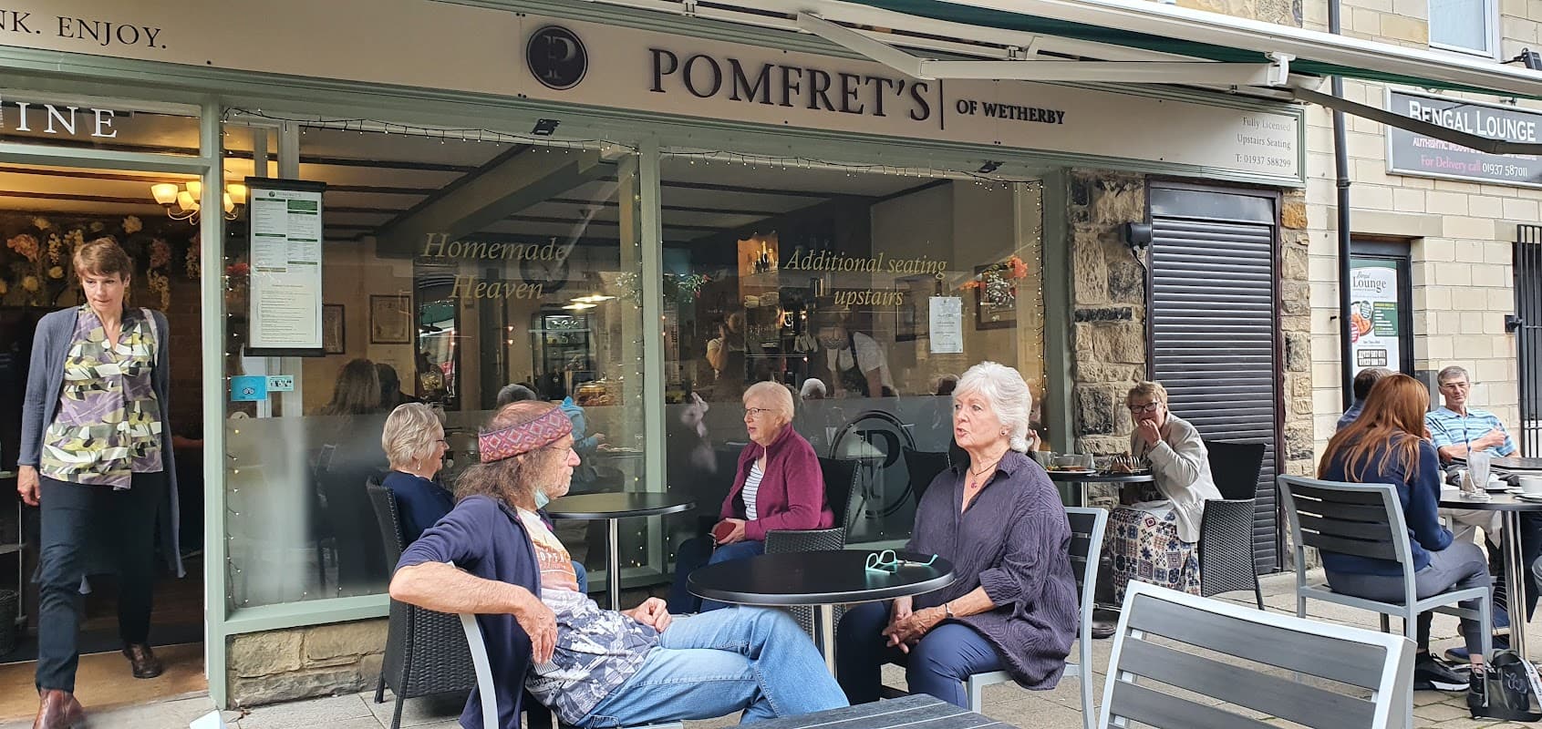Dining at Pomfrets of Wetherby in wetherby