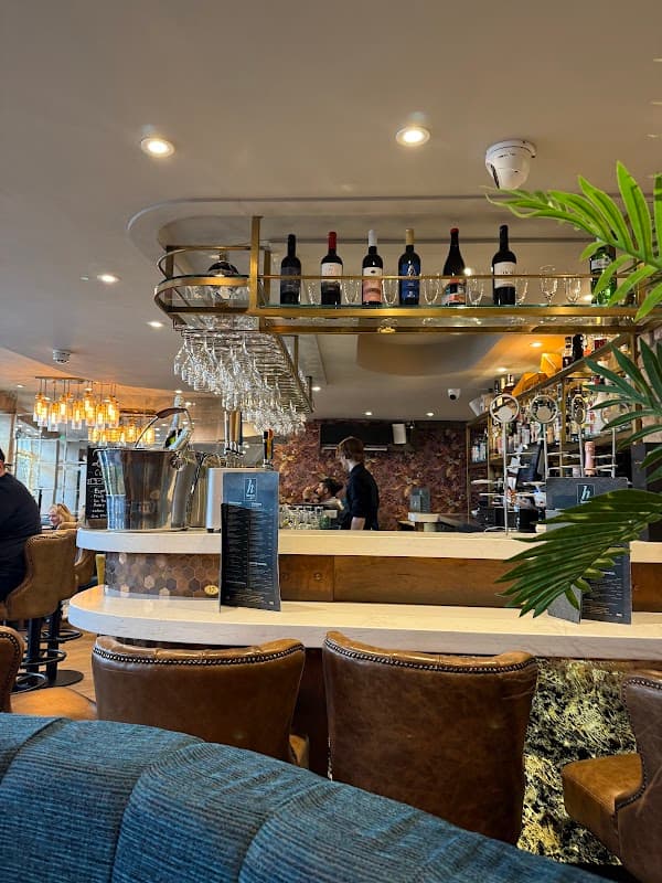 Dining at Harry's Lounge Bar & Brasserie in whitby