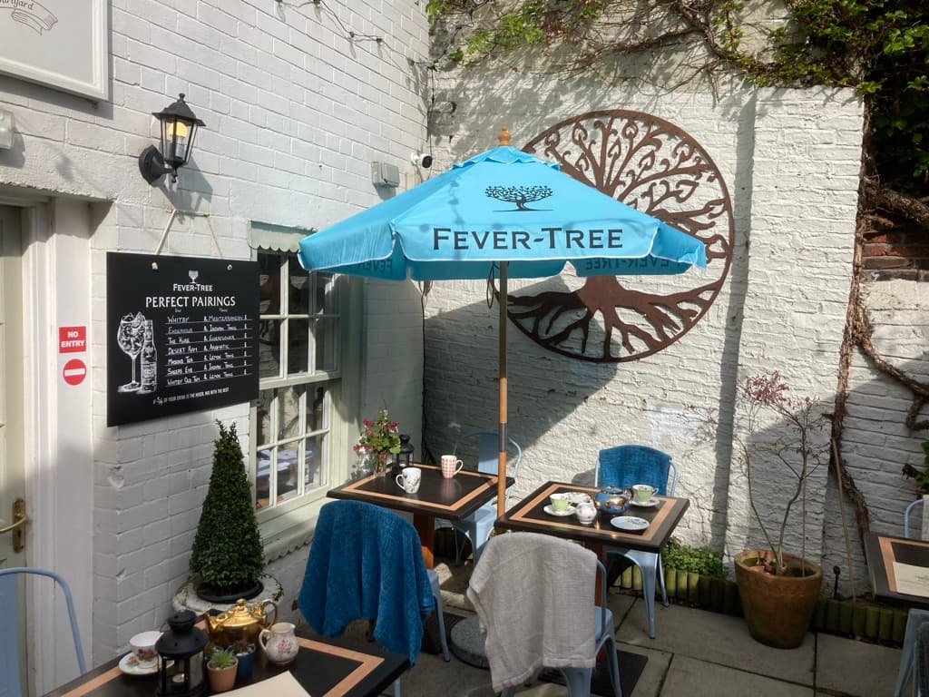 Dining at Rusty Shears in whitby