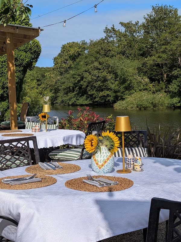 Dining at The Waterside at Chainbridge in whitby