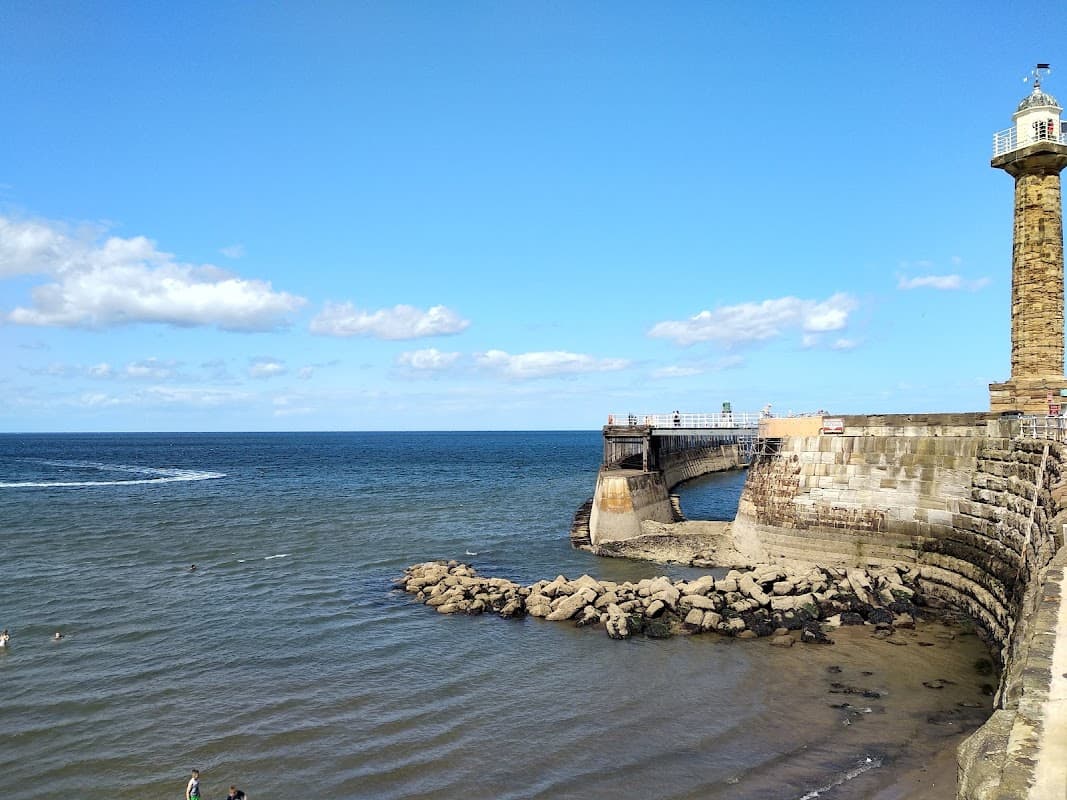 Whitby Harbour East Lighthouse - Historic Site in whitby