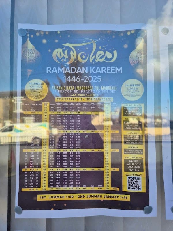 Faizan-e-Raza Masjid BD6 | Dawat-e-Islami UK - Mosques in wibsey