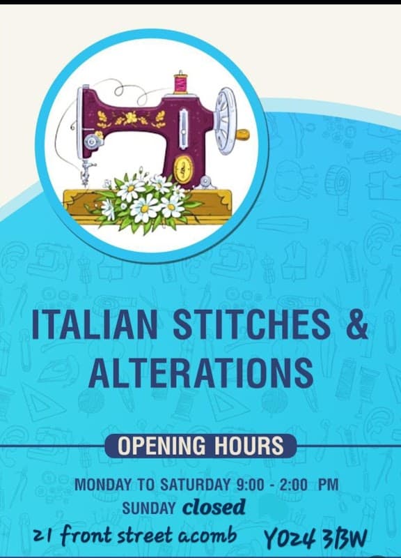 ITALIAN STITCHES & ALTERATIONS - Tailors in york