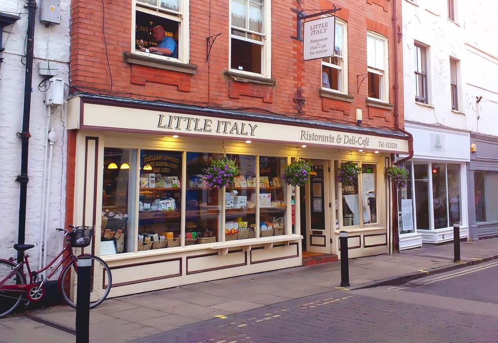 Dining at Little Italy Restaurant & Deli in york