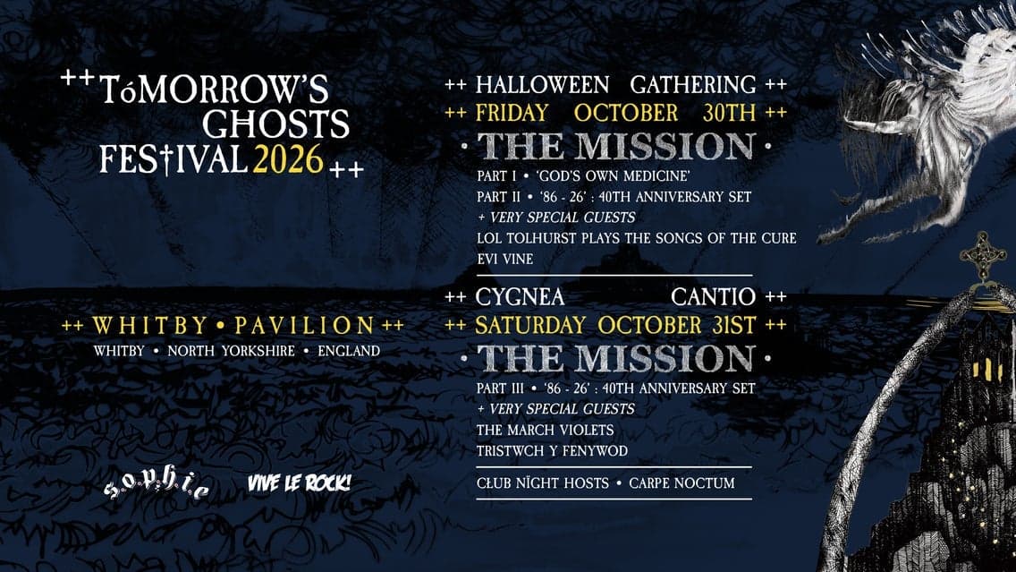 Event image for Tomorrows Ghosts Festival: 2026 Halloween Gathering - Saturday Ticket