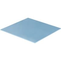 Blue square thermal pad, 100 x 100 mm, 1 mm thick, by Arctic.