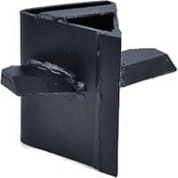 Black Handy TH65525 4 Way Vertical Splitting Wedge with four sharp blades and sturdy metal construction.