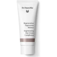 Dr Hauschka Regenerating Day Cream Complexion 40ml, white tube with brown band and black text.