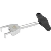 Draper Expert VW coil-on-plug puller with silver metal shaft and black T-shaped handle.
