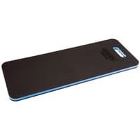 Black and blue Draper mechanics foam mat with handle cutout and rounded edges.