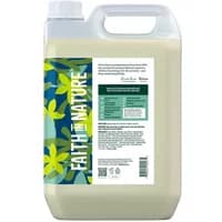 Faith in Nature Seaweed & Citrus Body Wash 5L, clear jug with blue and green leaf design label.