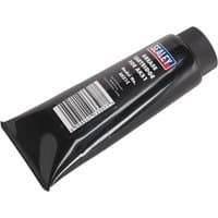 Black Sealey grease cartridge tube with red and blue logo, white text, and barcode on the side.