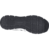 Black rubber sole of Amblers Safety Trainer with textured grip pattern and reinforced tread design.