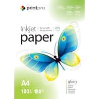 A4 glossy photo paper with vibrant butterfly design, 100 sheets, 180gsm, by COLORWAY.