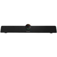 Black Iiyama UC CAM120ULB-1 video conferencing camera, rectangular with central lens, 12 MP, 3840 x 216 resolution