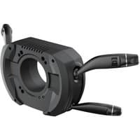 Black Moza Multi Function Stalks Mount Adaptor with dual lever arms and circular central mounting hole.