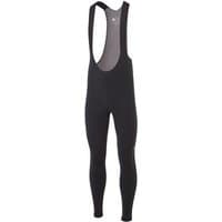 Black Altura Progel Plus men's thermal bib tights with shoulder straps and reflective logo on the chest.