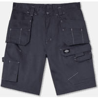 Grey Dickies Redhawk Pro work shorts with multiple pockets and reinforced stitching, size 36.
