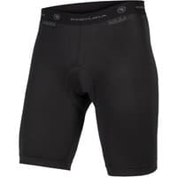 Black Endura padded cycling under shorts with Clickfast liner and 200 Series Pad, featuring a snug fit and elastic waistband.