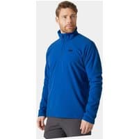 Blue Helly Hansen men's fleece with 1/2 zip, high collar, and long sleeves, size XL.