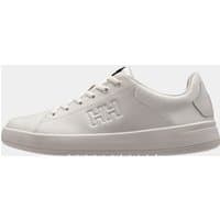 White Helly Hansen women’s Varberg shoes with lace-up design and embossed logo on side.