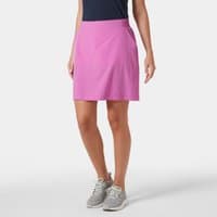 Pink Helly Hansen women's Thalia Skirt 2.0, size S, with a straight cut and side pockets.