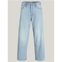 Blue denim Jack & Jones Baggy Alex Original Jeans, 34L, with a relaxed fit and classic five-pocket design.