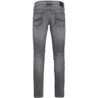 Gray Jack & Jones Lenn Original 349 jeans, slim fit with five pockets and subtle fading on the back.