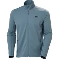 Blue Helly Hansen Versalite Fleece sweatshirt with full zip, high collar, and HH logo on chest.