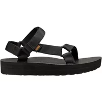 Black Teva Midform Universal women's sandals with adjustable straps and cushioned sole.