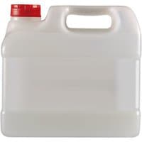 White Draper AIHT Induction Heater Coolant 3L jug with red cap and built-in handle.