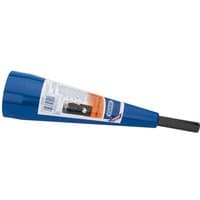Blue Draper CV Boot Tool with conical shape, black handle, and product label on the side.