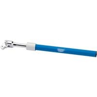 Blue Draper Expert T34 extending power bar with silver 3/4'' drive and adjustable length from 460-730mm.