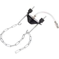 Draper Expert brake cap adaptor with black rubber cap, metal chains, and clear tubing for universal brake systems.