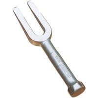 Silver Draper N143 fork type ball joint separator with 19mm capacity and a sturdy handle.