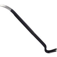 Black Roughneck Gorilla 36” wrecking bar with a curved claw and flat chisel end.