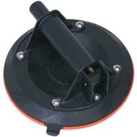 Black and orange Sealey heavy lift suction cup with vacuum grip indicator and sturdy handle.