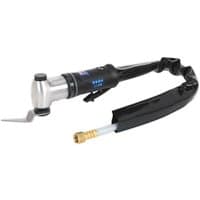 Sealey WK025 Air Knife with silver body, black handle, curved blade, and flexible black hose with brass connector.