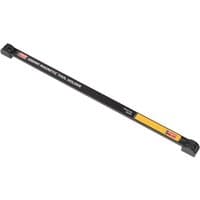 Black Siegen magnetic tool holder, 600mm, with yellow label and red logo on each end.