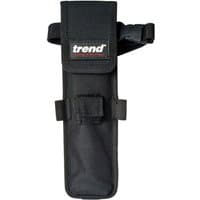 Black Trend CASE/DAR/200 carry case with flap closure, belt loop, and logo on top flap.