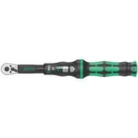 Black and green Wera Click-Torque C3 adjustable torque wrench with ergonomic handle and clear scale display.