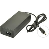 Black 2-Power AC adapter 19V 2.37A 45W with mains cable and round connector tip.