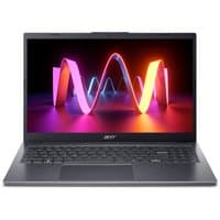 Acer Aspire 15 laptop, 15.6" Full HD display, Intel Core i5, sleek gray design, illuminated keyboard, vibrant screen graphics.
